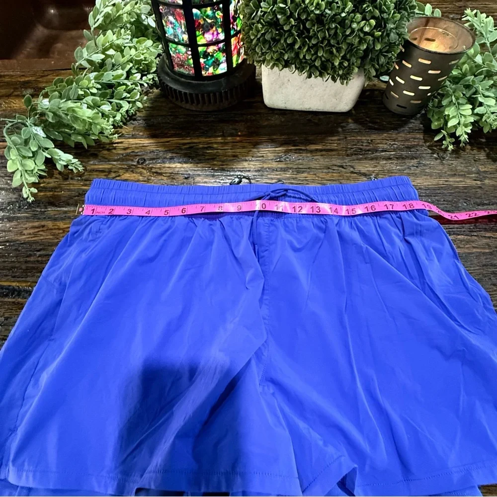 Spyder NWT XL Women's Perennial Blue Shorts Exercise Workout - Picture 12 of 16